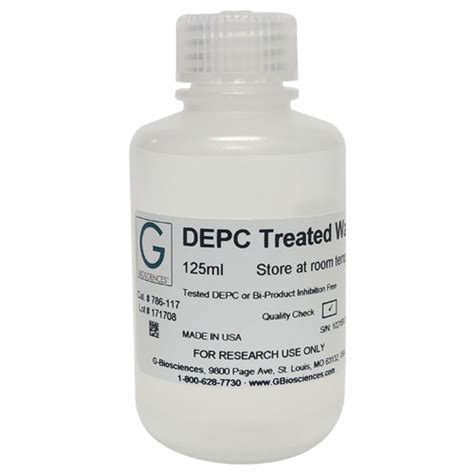 Depc Treated Water For Sensitive Rna Research