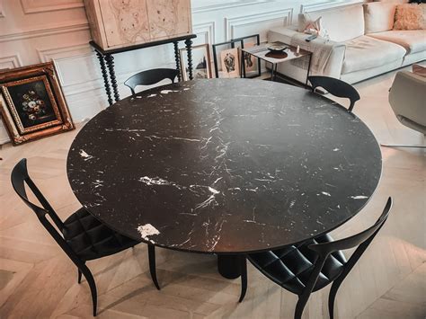 Marble And Wood Dining Table Mdm Design Studio