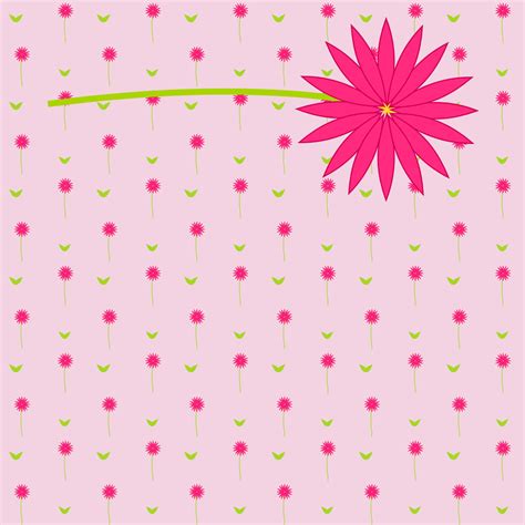 Free Digital Pink Scrapbooking Paper And Flower