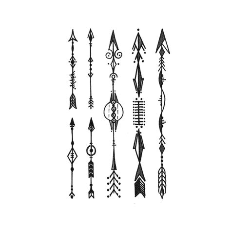 Arrows Set Of 7 Tattoo Icon