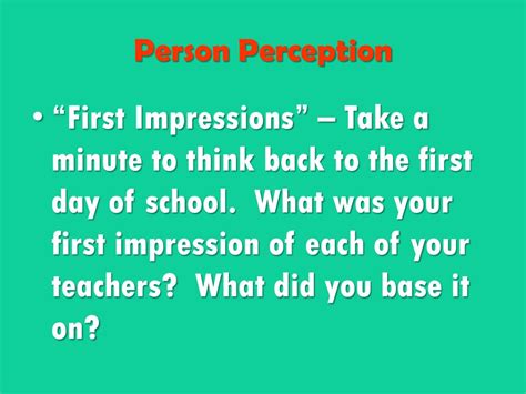 Ppt Person Perception Powerpoint Presentation Free Download Id2814782