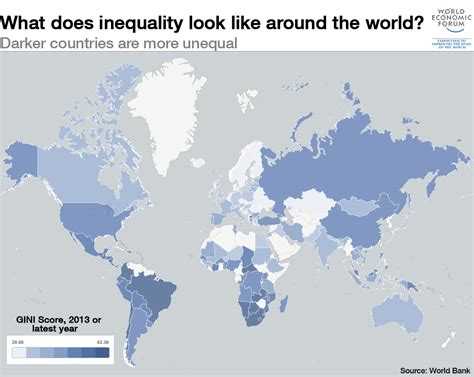 5 Maps On The State Of Global Inequality World Economic Forum