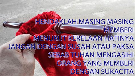 LAGU PERSEMBAHAN - HENDAKLAH MASING MASING MEMBERI - YouTube
