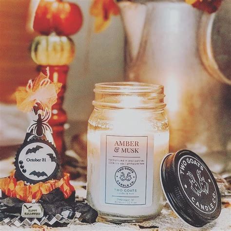 Amber And Musk Scented Soy Candle Shop 12 Oz Soy Candle Online Two