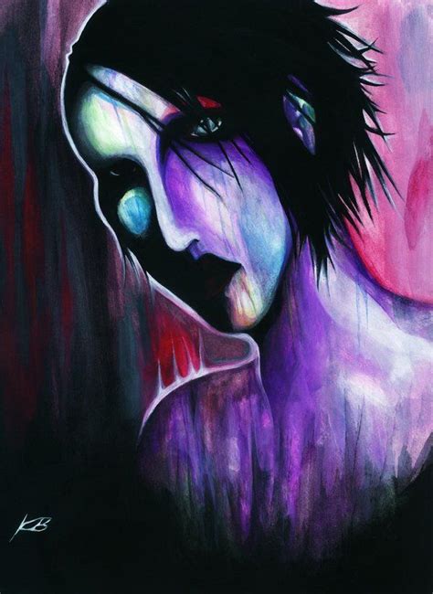 Marilyn Manson Marilyn Manson Art Icon Illustration Drawings