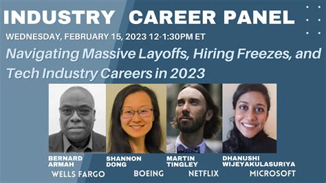 Panel on Navigating Massive Layoffs, Hiring Freezes, and Tech Industry