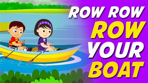 Songs about boats & ships. Row Row Row Your Boat - Nursery Rhyme - YouTube