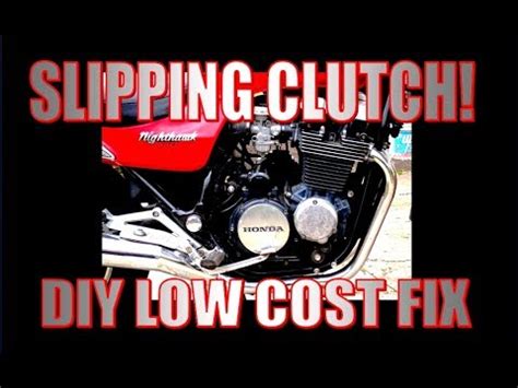 To make this system motorcycles are still fun even without a clutch and you'll be amazed at how much you fall in love with the fact of not having to use a clutch while in traffic. Slipping motorcycle clutch, Cheap fix - YouTube