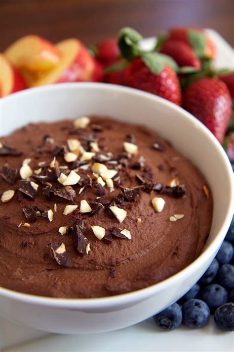 Vegan Chocolate Fruit Dip Best Healthy Desserts Popsugar Fitness