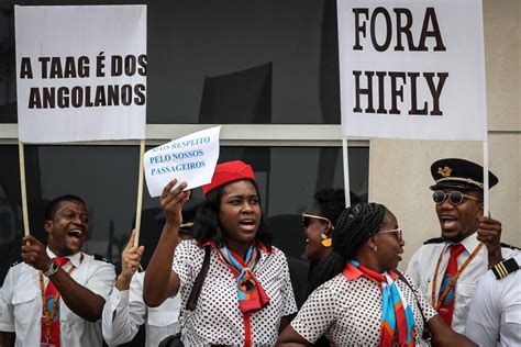 Tripulantes Da Transportadora Aérea De Angola Taag Protestam Contra “gestão Danosa” Da