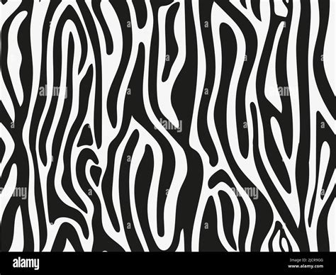 Zebra Stripes Seamless Pattern Stock Vector Image And Art Alamy