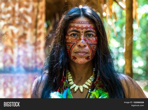 Native Brazilian Woman Indigenous Image Photo Bigstock