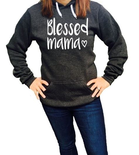 Unisex Fleece Hoodie Blessed Mama Hoodies Adult Outfits Fleece Hoodie