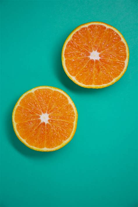 Orange In Two Halves Free Stock Photo Public Domain Pictures
