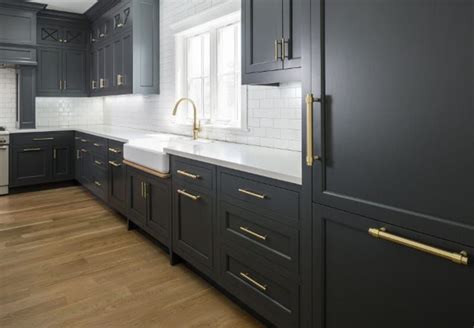 31 Black Kitchen Ideas For The Bold Modern Home Dark Grey Kitchen