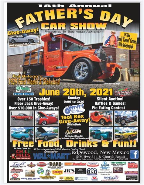 Th Annual Father S Day Car Show Greater East Mountain Chamber Of