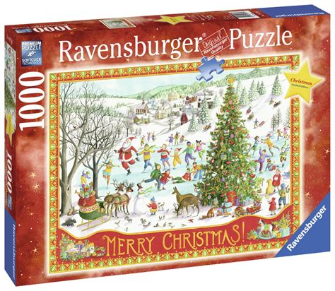14.8 x 10.8 x 2.2. WINTER WONDERLAND RAVENSBURGER 1000 PIECE PUZZLE
