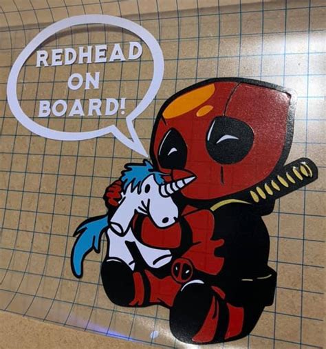 Deadpool Car Sticker Etsy