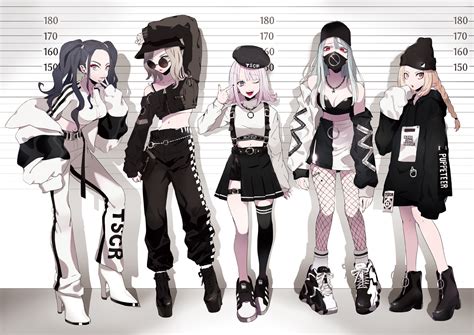 Wallpaper Anime Girls Original Characters TSCR X NetForHack HD