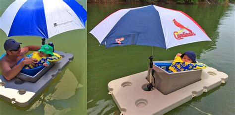 This Floating Bar Provides Shade A Floating Cooler And Lets You Bbq