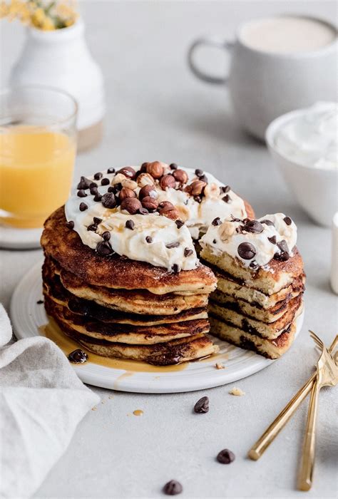 Fluffy Chocolate Chip Pancakes Yoga Of Cooking