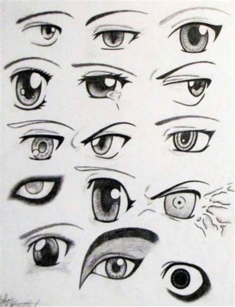 And finally, the last thing you have to know when you draw eyes. different eyes #anime #manga #eyes #emotions #art #blackandwhite #pencil #paper | Anime eyes ...