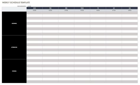 Monthly Task Calendar Template Monthly Schedule Template Excel Task