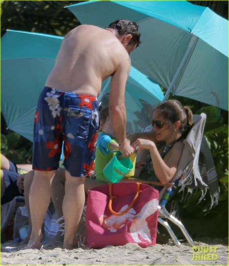 Robert Downey Jr Goes Shirtless Plays With Exton In St Barts Photo Celebrity