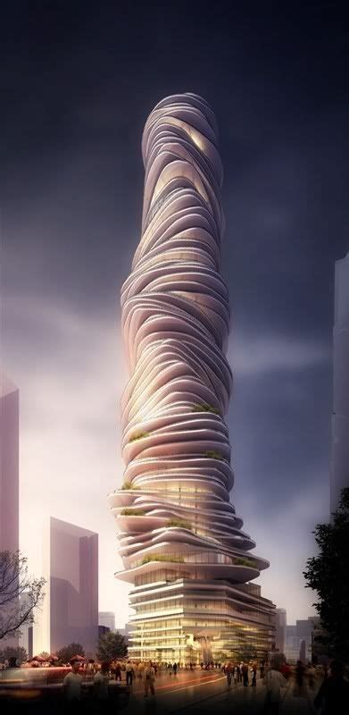 Urban Forest Tower Chongqing China By Mad Architects