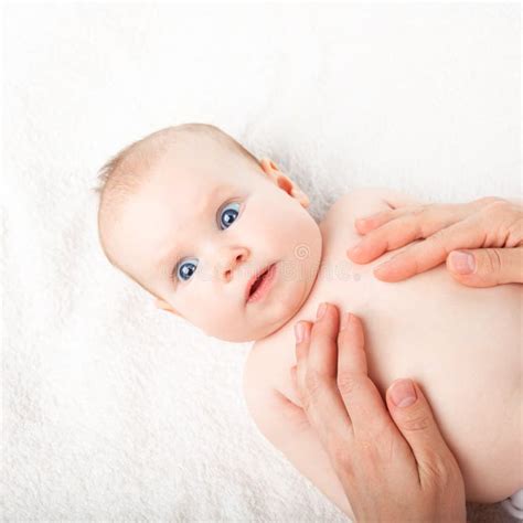 Infant Chest Massage Stock Image Image Of Doctor Months 54029593