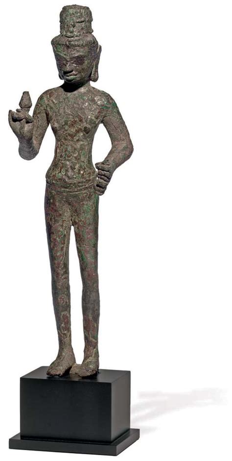 A Bronze Figure Of Maitreya Thailand Prakon Chai Style 7th8th