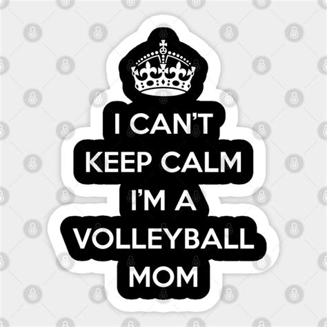 Keep Calm And Play Volleyball Volleyball Christmas T Sticker