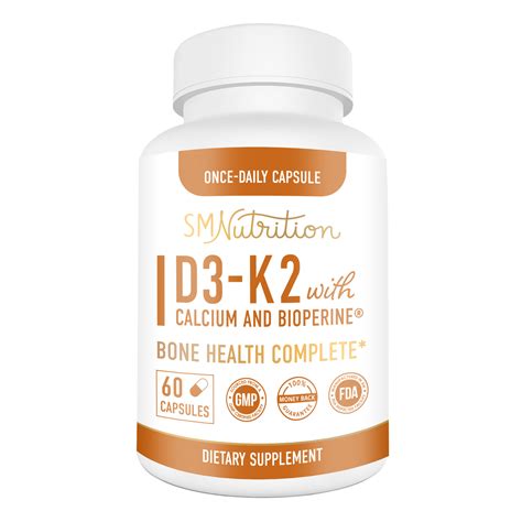 Their label claims and 16 multivitamins containing at least. Vitamin D3 K2 Supplement (60 Capsules) - Vitamin D3 5000 ...