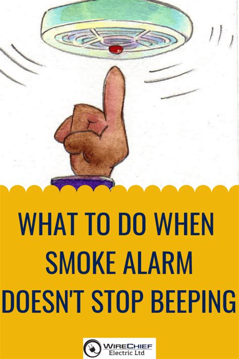 If the smoke detector beeping continues despite replacing the battery remove the smoke alarm from the ceiling. What to Do When Smoke Alarm Keeps Beeping?