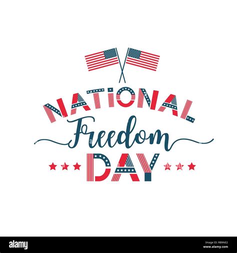 Vector Illustration Of National Freedom Day Poster For Celebration