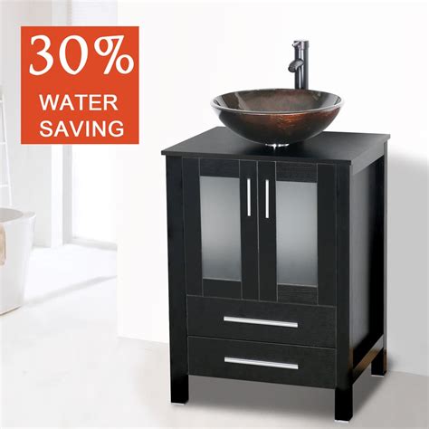 When you look at the storage compartments, those are waterproof. Buy Modern 24" Bathroom Vanity and Sink Combo, Eclife ...