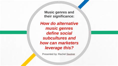 How Do Alternative Music Genres Define Social Subcultures An By Rachel