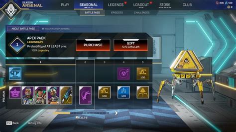 All Legend Skins On The Season 17 Arsenal Battle Pass In Apex Legends