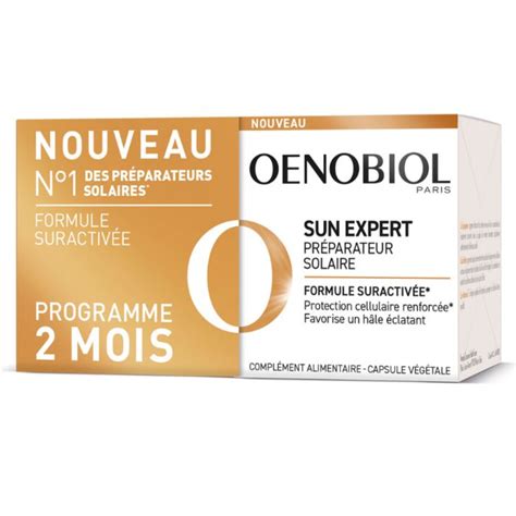 Oenobiol Solaire Intensif 2x30 Capsules Peau Normale Easypara