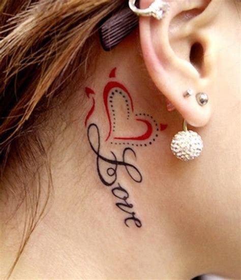29 Cute Love Neck Tattoos