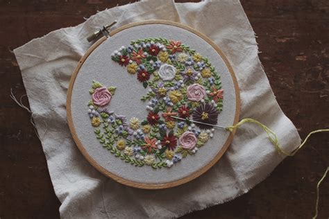 Little Projectiles Floral Embroidery