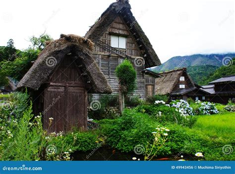 Traditional Japanese Home Style In Historic Village Shirakawa Go U
