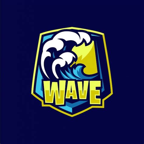 Abstract Wave Logos Free Vector