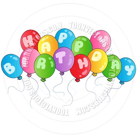 Cartoon Birthday Balloons Clipart Free Download On Clipartmag