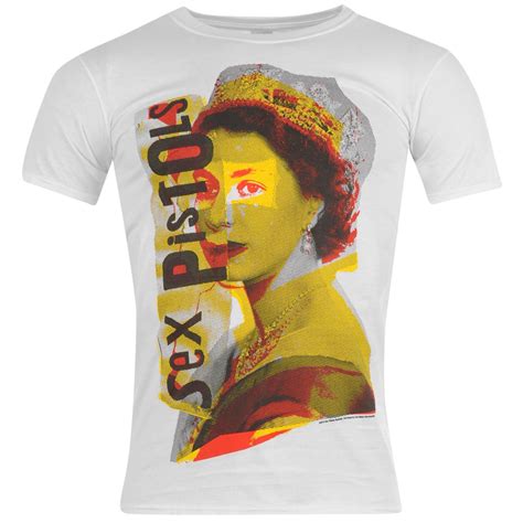 Official Sex Pistols T Shirt Mens Queen Top Tee Tshirt Ebay