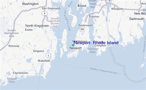 Newport Rhode Island Tide Station Location Guide