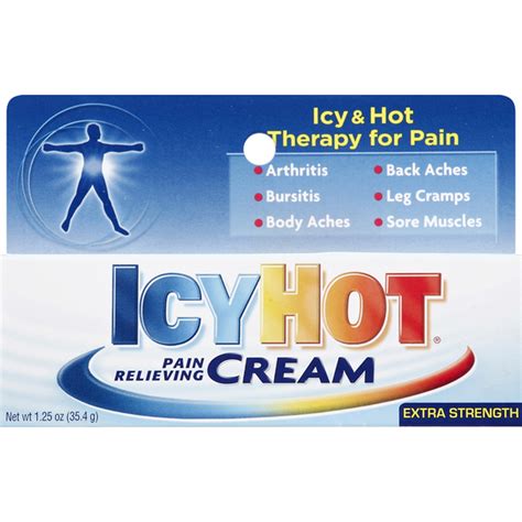 Icy Hot Pain Relieving Cream Extra Strength 1 25 Oz Instacart