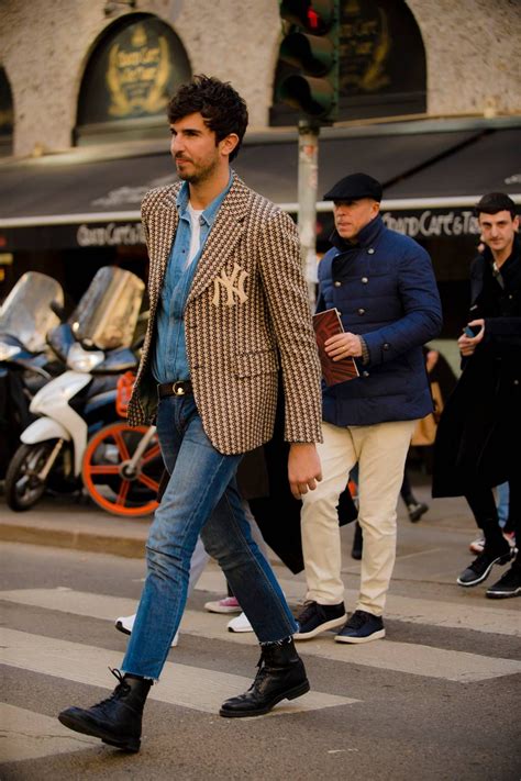 Best Street Style Milan Fashion Week Mens Aw19 Mens Street Style