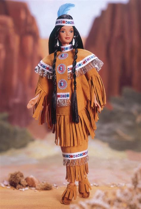 Parlaq və əlvan görünüş, fərqli aksessuarlar, yüksək keyfiyyətli və ekoloji təmiz. Native American Barbie® Doll 4th Edition 1998 - Barbie: Dolls Collection Photo (31686453) - Fanpop