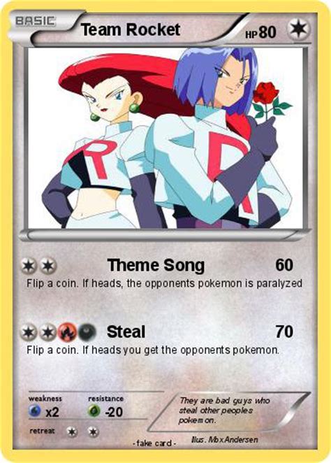 Pokémon Team Rocket 290 290 Theme Song My Pokemon Card